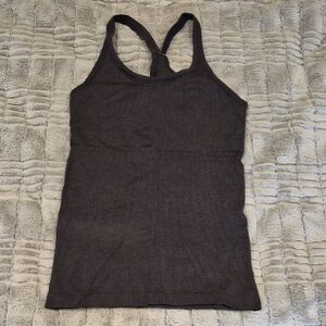 Lululemon Ebb To Street Tank - Charcoal Black